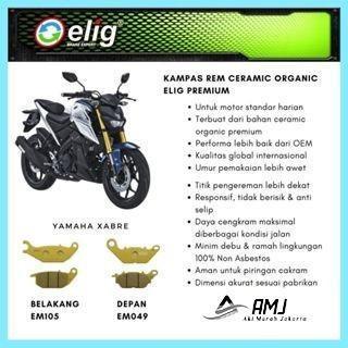 Elig Kampas Rem Depan & Belakang Yamaha Xaber Em105 - Em049