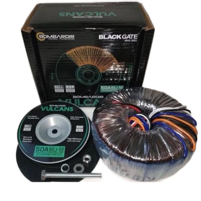 TRAVO TRAFO 50A 62V 52V CT BOMBARDIR VULCANS DONUT TOROID VULCAN 50 AMPER A MURNI BELL BGR