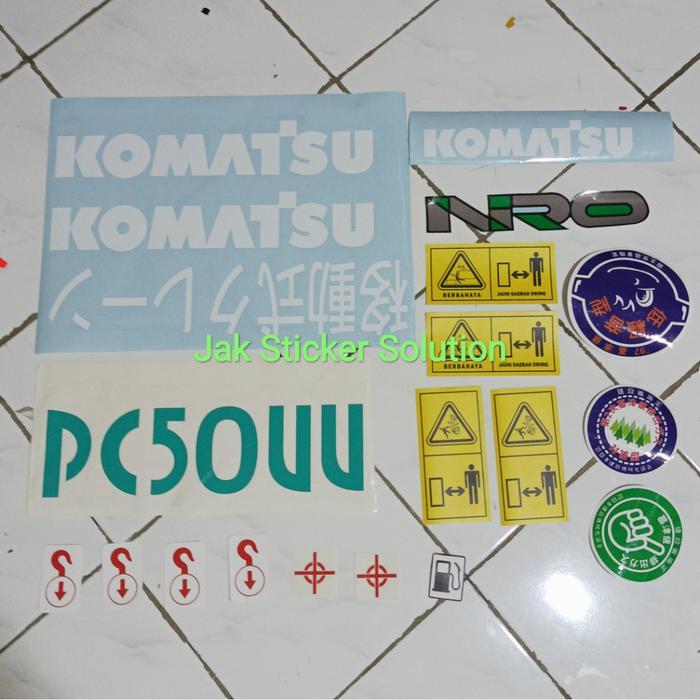 Stiker Komatsu Pc50Uu Sticker Excavator