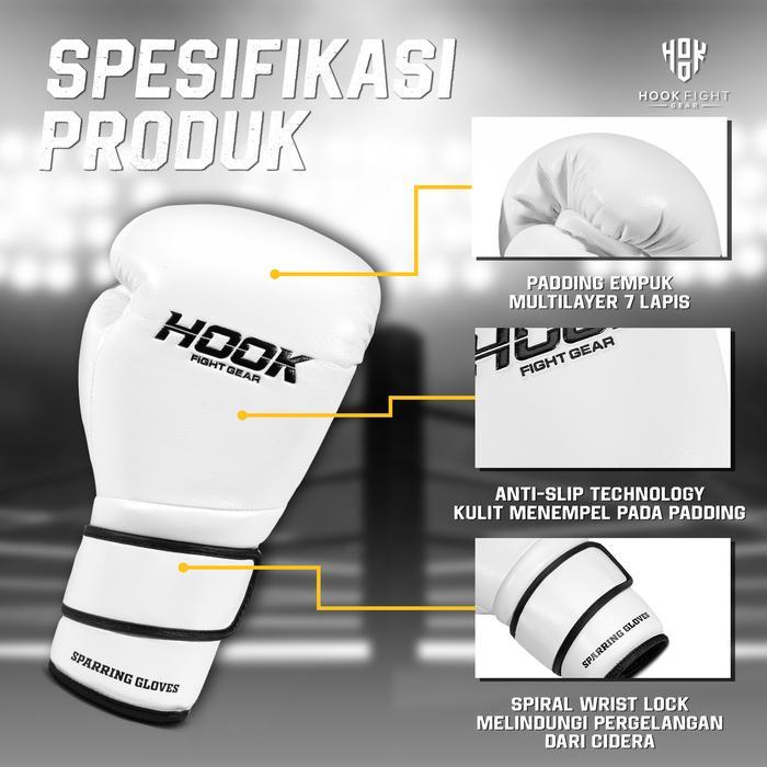 Sparring Gloves Hook Spiral, Sarung Tinju Sparring, Sarung Tinju Hook