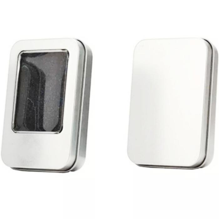 Kotak Flashdisk Kaleng Silver Busa Universal
