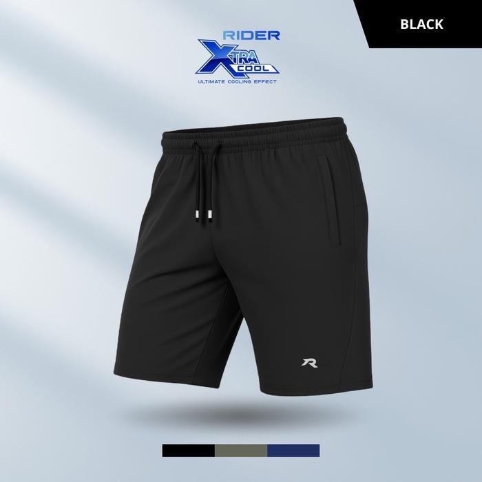Rider Xtracool - Celana Pendek Sport Unisex R898B Nylon Spandex Isi 1 Pcs