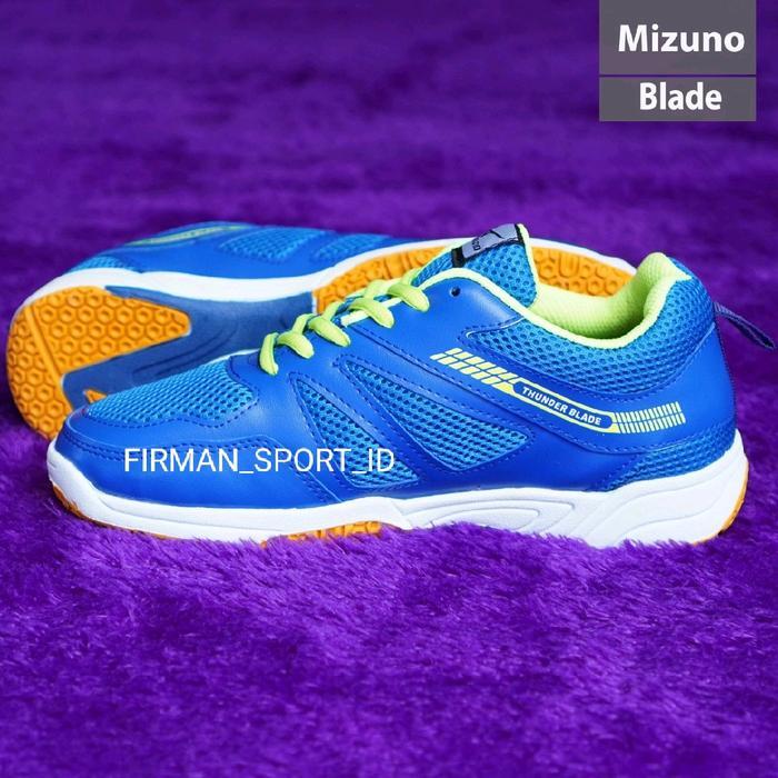 ORIGINAL Sepatu OlahVoli Mizuno Thunder Blade Size 39-44 Anti Licin Unisex / Sepatu Bulutangkis Be