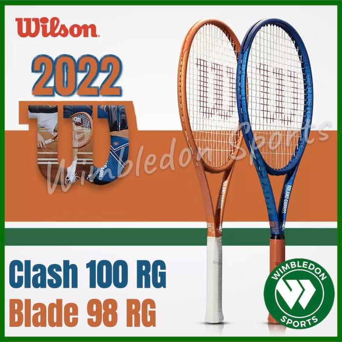 Raket Tenis Wilson CLASH 100 Roland Garros / Raket Wilson CLASH 100 RG Ready