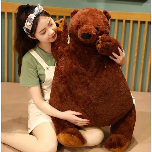 boneka beruang besar ukuran 100 cm lembut empuk