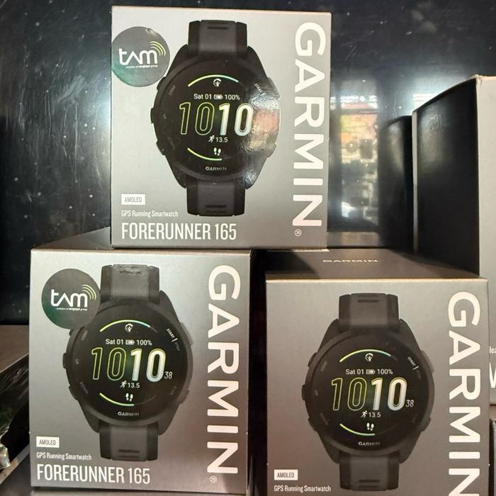 Garmin Forerunner 165 Amoled Running Watch GPS - Garansi TAM 2 Tahun