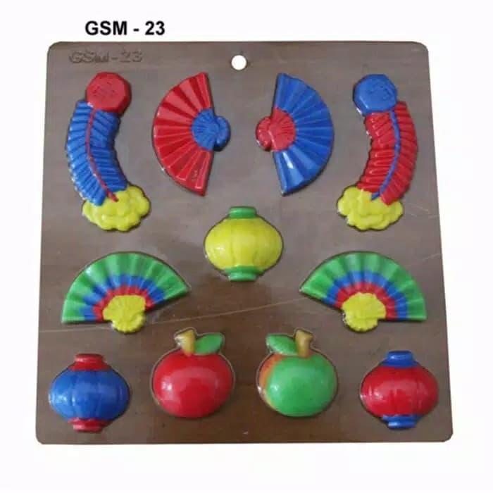 cetakan coklat puding fondant mika ornamen imlek tahun baru china