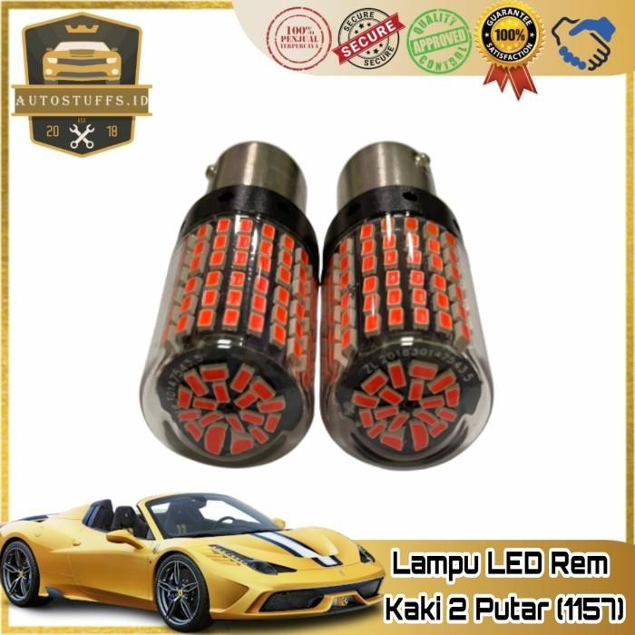 LAMPU LED REM 1157 FLASH/LED REM KAKI 2 PUTAR KEDIP/SUPER TERANG