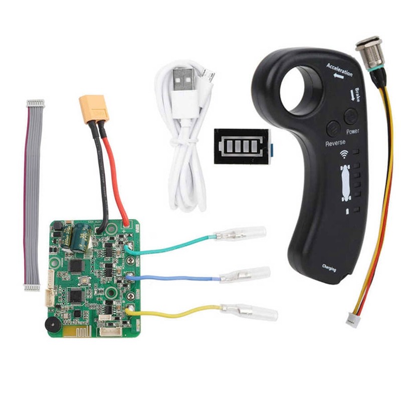 24V Electric Skateboard Remote Controller Motherboard Skateboard Single-Drive Hub Motor Board