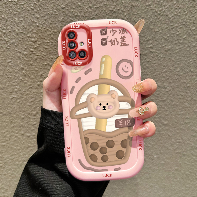 Casing Hp untuk Samsung A51 M40s Case Casing HP Softcase silikon Kasing lanyard pribadi penutup penu