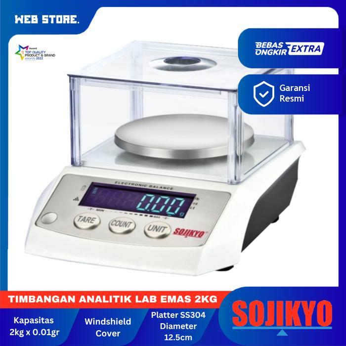 Timbangan Digital 2kg Timbangan Emas Digital 2kg Timbangan Portable Scale LED Analitik Emas Lab 2kg