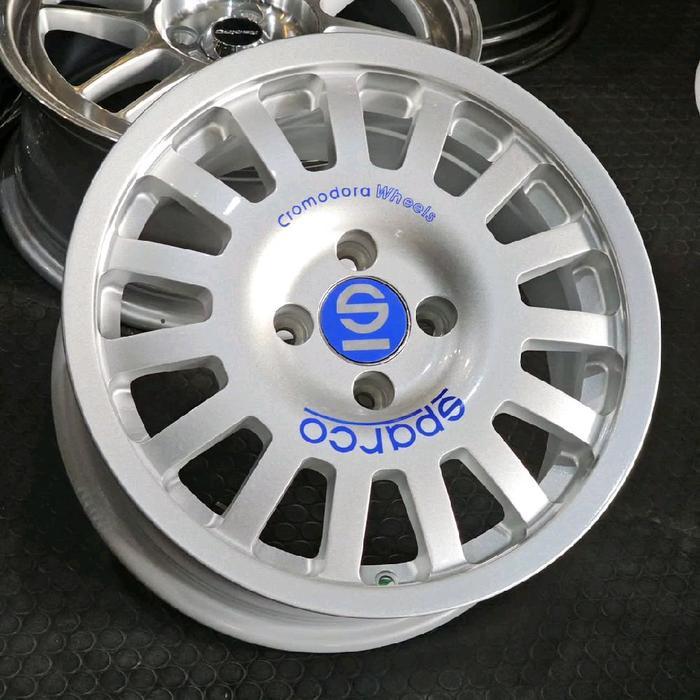 velg racing r15 SPARCO RALLY LEBAR 7 velg racing mobil ring 15 cocok untuk mobil mobil brio jazz cit