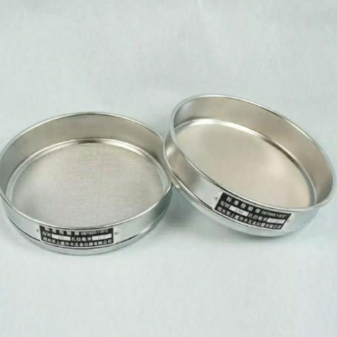 TEST SIEVE 40 MESH. AYAKAN 40 MESH (0,45 MM) STANDARD LAB. SS CHROME