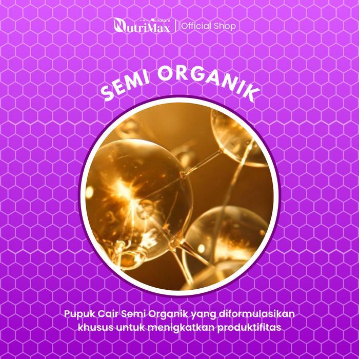 Najwa Gadget Organic Plant Booster Terong Ungu 500 Ml - Pupuk Organik Cair Dan Zpt Khusus Tanaman