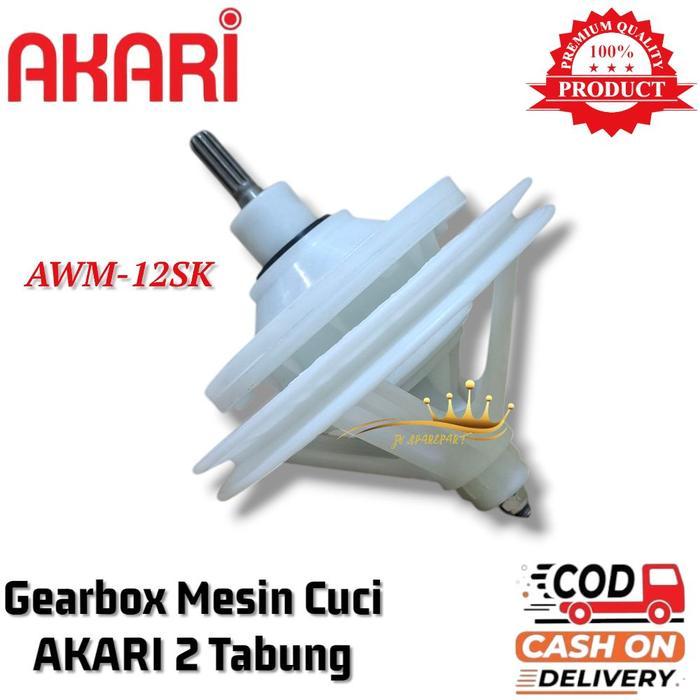 [GEARBOX AKARI AWM-12SK] Gearbox Gear Box Mesin Cuci AKARI 2 Tabung AWM-12SK