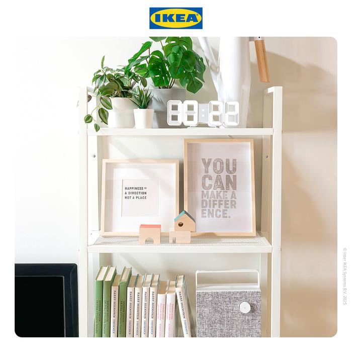 Ikea Lerberg Rak Serbaguna Minimalis Bahan Baja 60X148 Cm - Putih