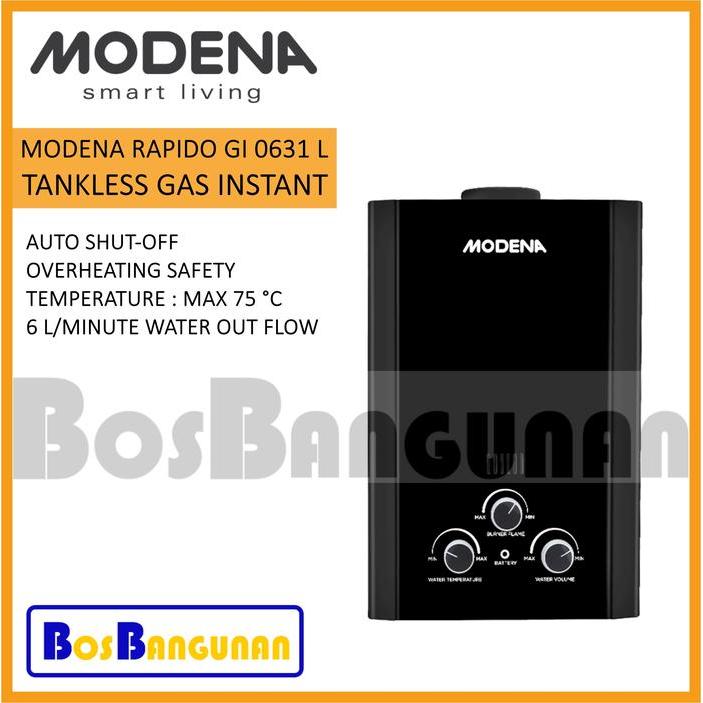 Water Heater Gas MODENA GI 0631 L / Water Heater MODENA GI0631L