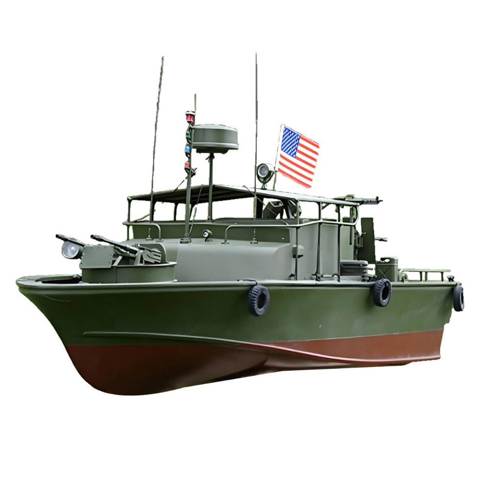 RC Boat 1:18 Inland Patrol Ship RTR Version Water Jet Propulsion Assault Boat Model Adult Remote