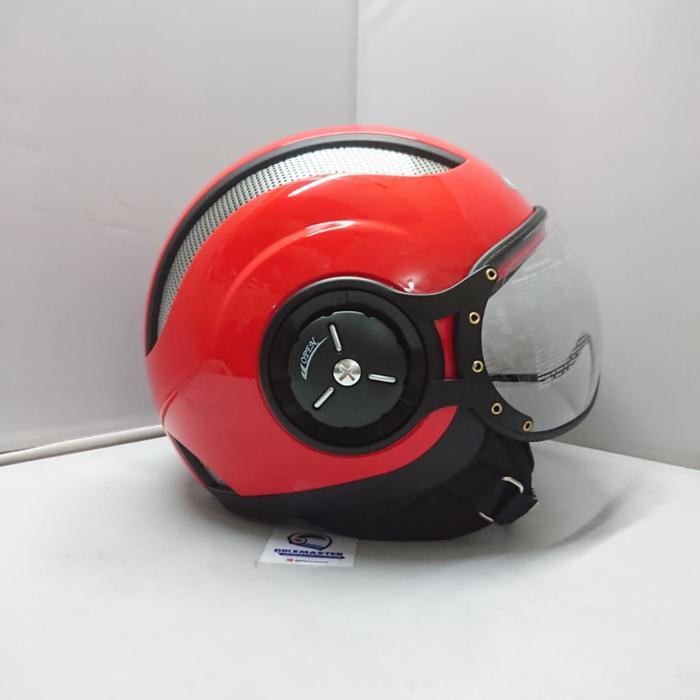 Helm Zeus ZS-218 Red New Helm Retro