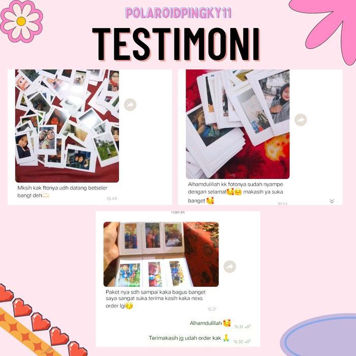"New" CETAK POLAROID 2R 50 FOTO TERLARIS DAN TERMURAH Kamera Camera