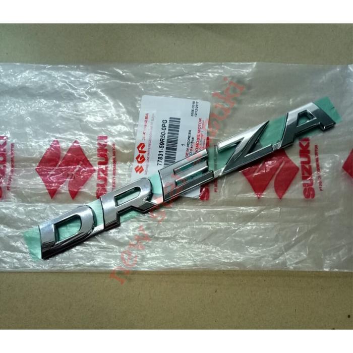 Emblem Logo "Dreza" Suzuki Ertiga Dreza Asli Sgp