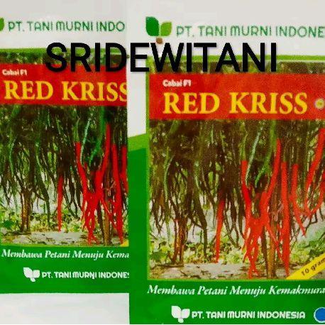 Bibit Cabe Keriting RED KRIS ISI 10 GRAM TANI MURNI INDONESIA Benih Setara OR Twist 42