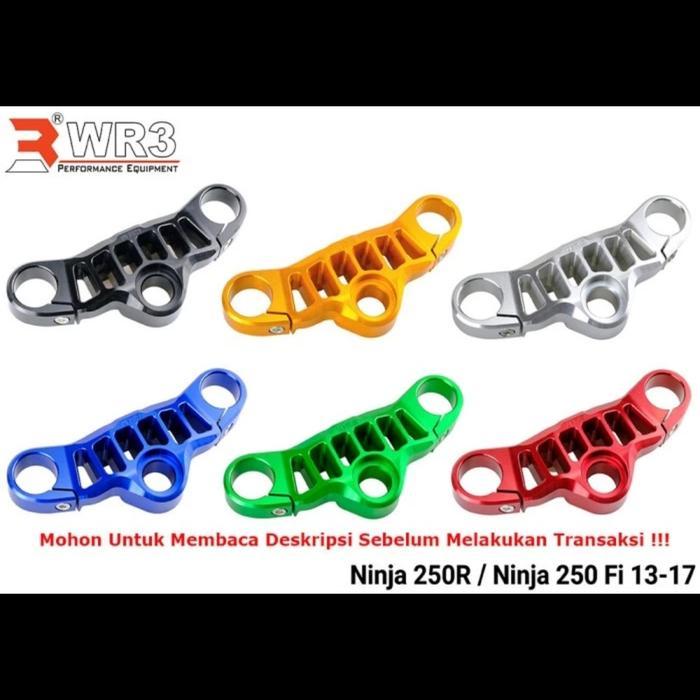 Triple Clamp Tripleclamp Segitiga Stang WR3 Ninja 250 250R 250FI Old