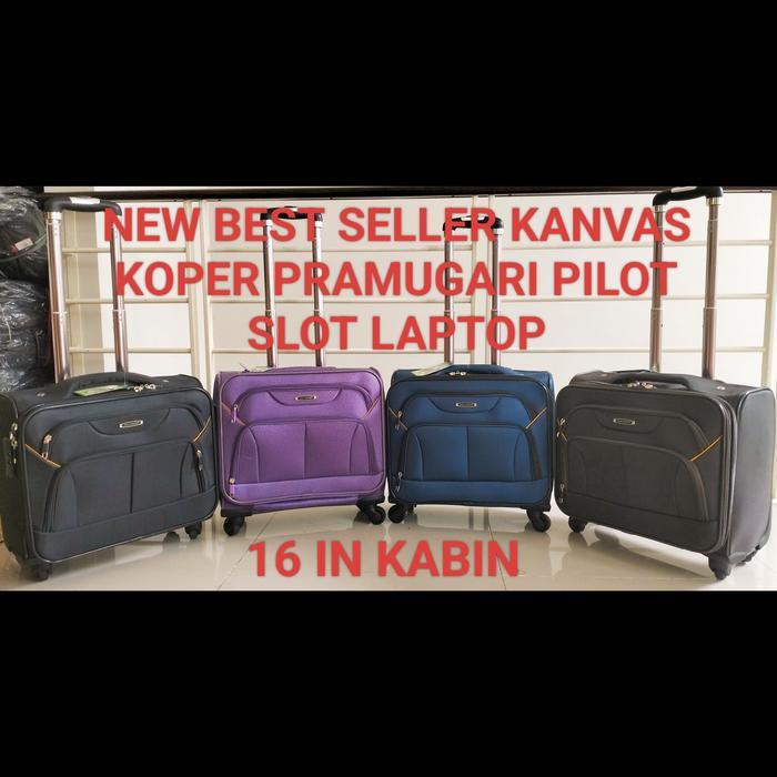 TERMURAH KOPER KABIN KAIN 14 INCHI GARDEN PRAMUGARI RODA 4 READY STOCK