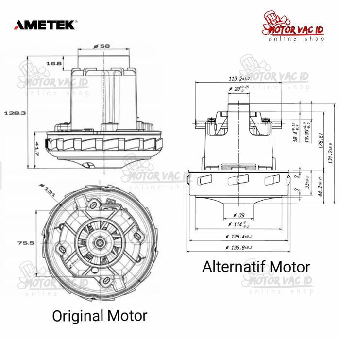 VACUUM MOTOR NILFISK ALTO ATTIX 50