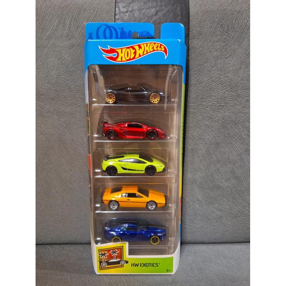 HOTWHEELS HOTWHEEL CAR 5 GIFT PACK CARS
