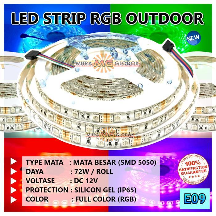 LED STRIP BRILUX SMD 5050 MATA BESAR IP 65 - OUTDOOR (RGB)