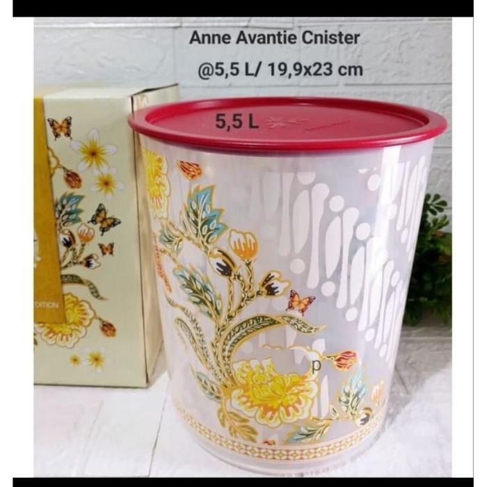 TUPPERWARE MAGNOLIA CANISTER 5,5LTR TOPLES