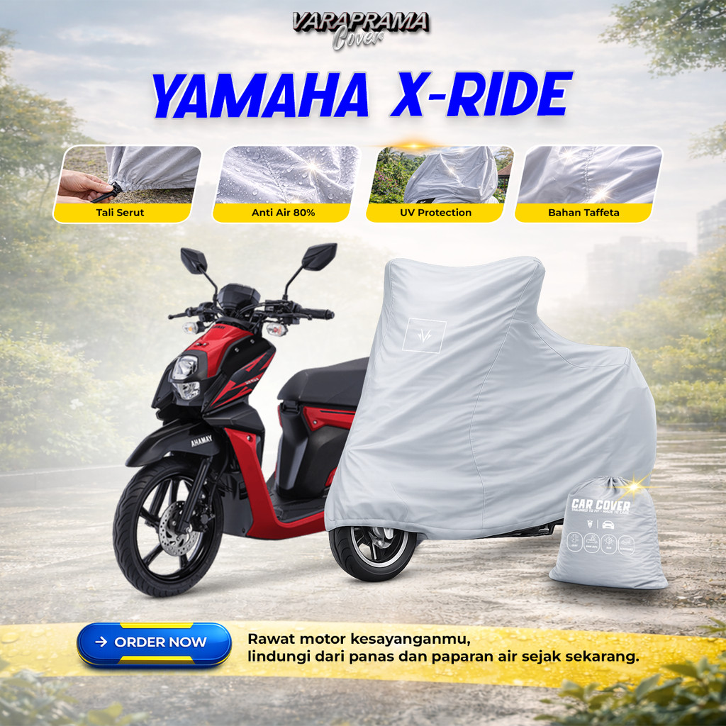 Body Cover Motor Yamaha X Ride - Yamaha X-Ride 125 – Sarung Motor Pelindung untuk Indoor dan Outdoor
