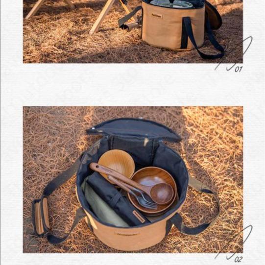 STORAGE BAG CANVAS BULAT NATUREHIKE NH20PJ129 TAS PERALATAN CAMPING