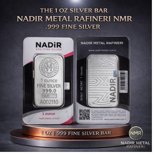 Logam Mulia Silver Perak Batangan Murni 999 1 Oz Silver Bar Nadir Metal Rafineri Nmr - .999 Fine