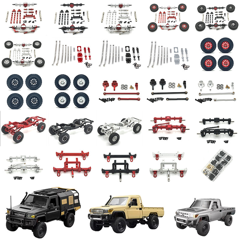 Mn82 Original Upgrade Metal Chassis Pull Rod Shock Absorber Transmission Shaft For Mn82 Lc79 82S