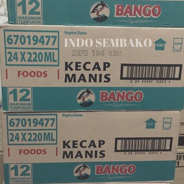 Kecap Bango 1 Dus 265G X 24 / Kecap Manis Bango Tanggung Dus / Kecap Bango Refill 265 G Karton