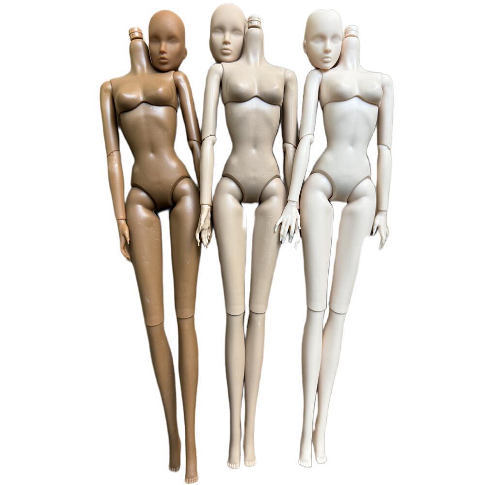1/6 Super El Doll Figures Joints Movable Solid Doll 30Cm Blank Doll Head Make Up Practice Diy Doll