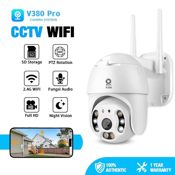 CCTV V380 PRO Kamera Y06 CCTV Keamanan Outdoor 7MP Kamera Cctv Kecil Terhubung Ke Hp IP66 Tahan