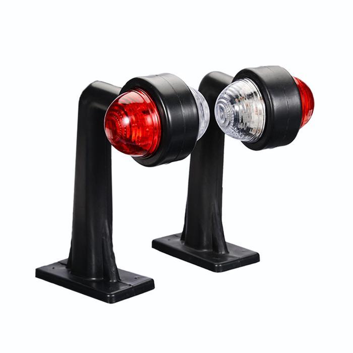 PAIR LED SIDE MARKER LIGHTS LAMPU INDIKATOR 12V / 24V MERAH PUTIH