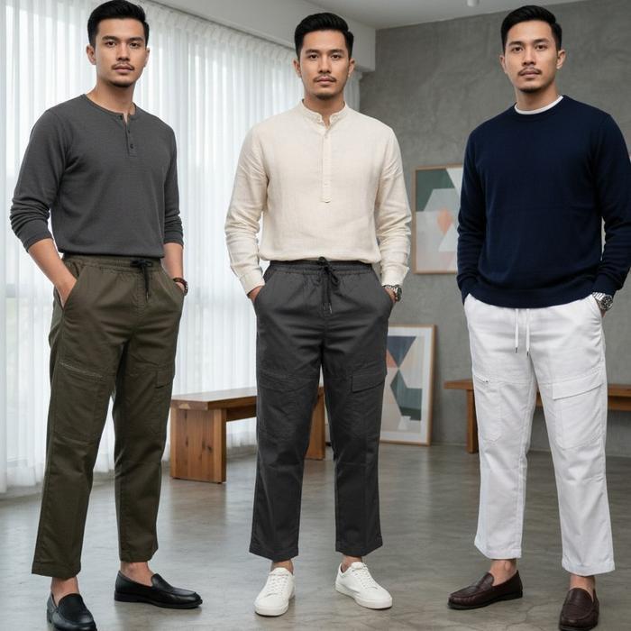 Best Seller Al-Hayat Celana Sirwal Panjang Pria Muslim Dewasa Pjg Bahan Baby Canvas Dengan 1 Saku