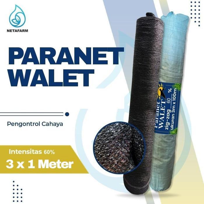 Jaring PARANET WALET zig zag 60% 3 x 1 - Ecer