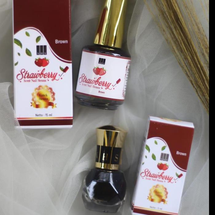 Brown - Kutek Halal / Kutek Henna Strawberry Nail Henna Nhs