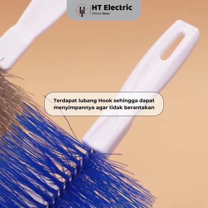 "New" HT Hardware Kemoceng Sikat Pembersih Debu Kipas Angin Jendela Tirai Gordern Ac Serbaguna