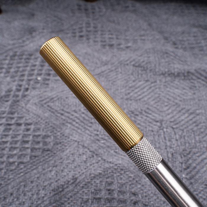 Jin Gu Bang Pisau Dapur Buah 2 In 1 Kombinasi Baja Tahan Karat Motif Tongkat Super Tajam Stainless