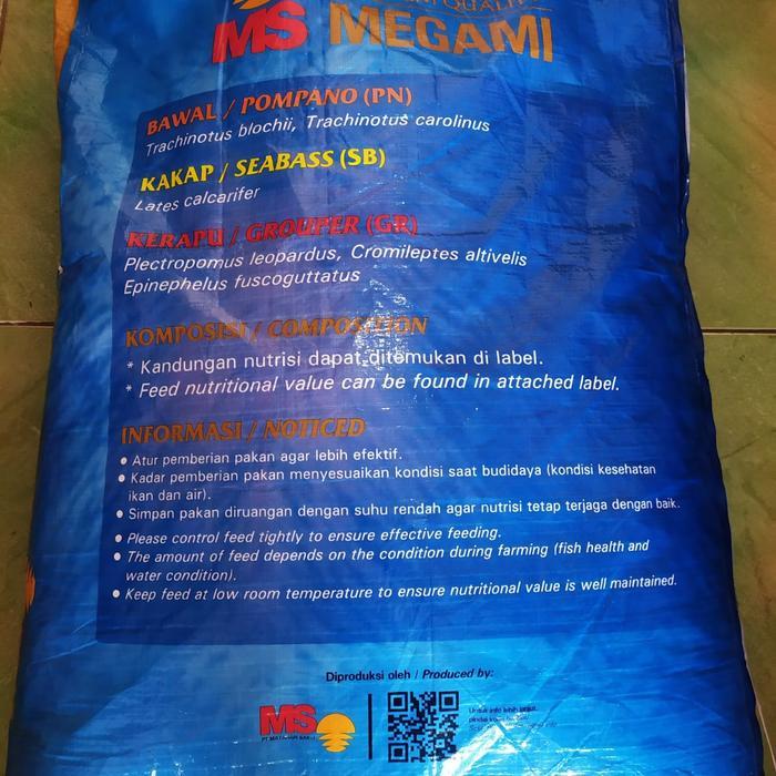 PELET MEGAMI SIZE 3 REPACK PELET TENGGELAM SLOWSINKING IKAN MAS KOKI