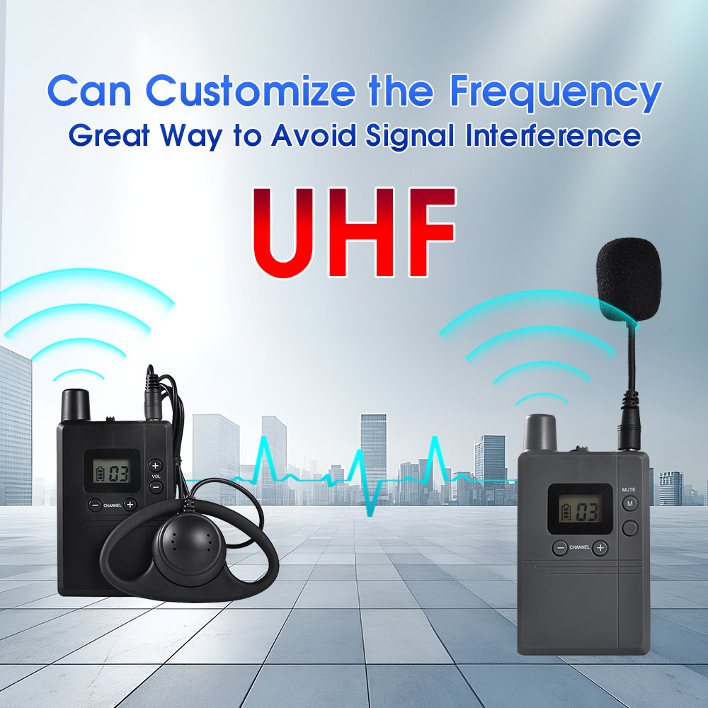 Wireless Whisper Tour Guide System Strong Signal Audio Guide System for Group Bus Tour Museum