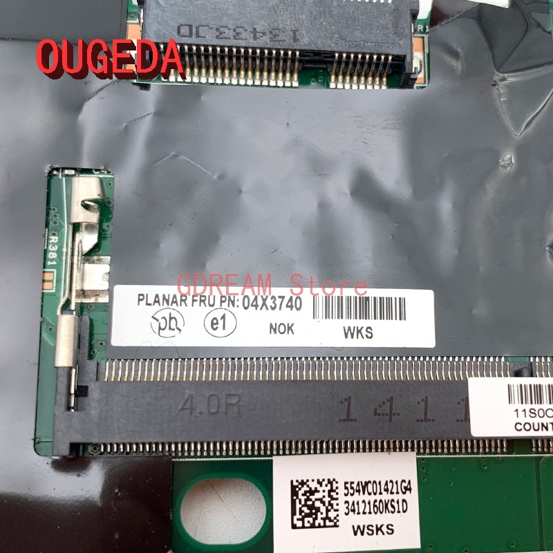 OUGEDA FRU 04W6802 04Y2036 04W6716 04X3740 For Lenovo ThinkPad X230T Tablet Laptop Motherboard