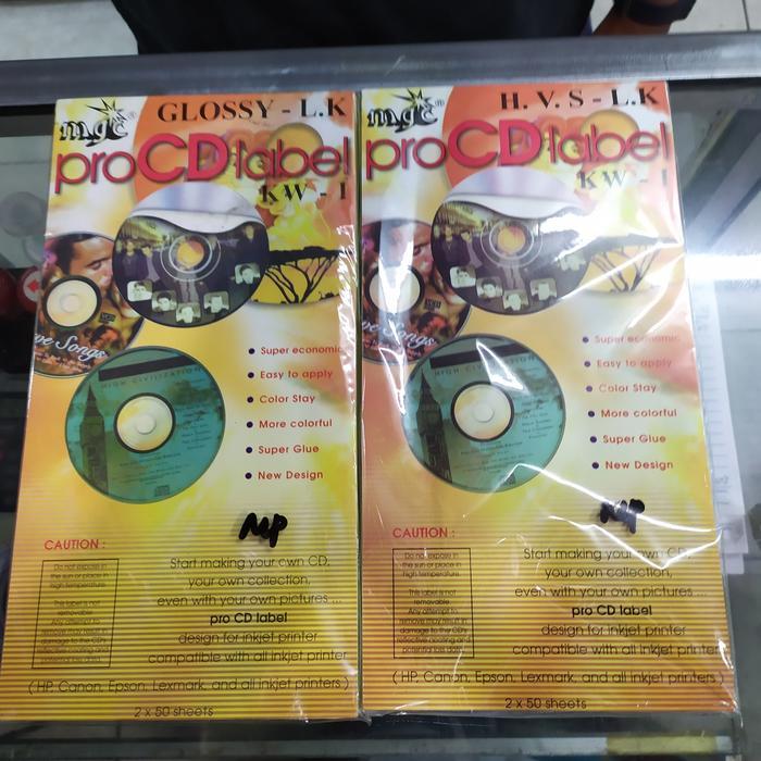 Label Cd Kertas Glosy Dan Hvs
