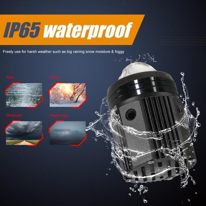 PROMO Lampu LED Motor Lampu Tembak D2 MiniLaser Luminos Bullaes 40 Watt Sorot Lampu Variasi Mobil